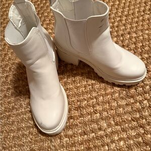 White Ankle Boots